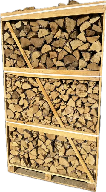 Alder Firewood – 2m³ box, 28cm Logs